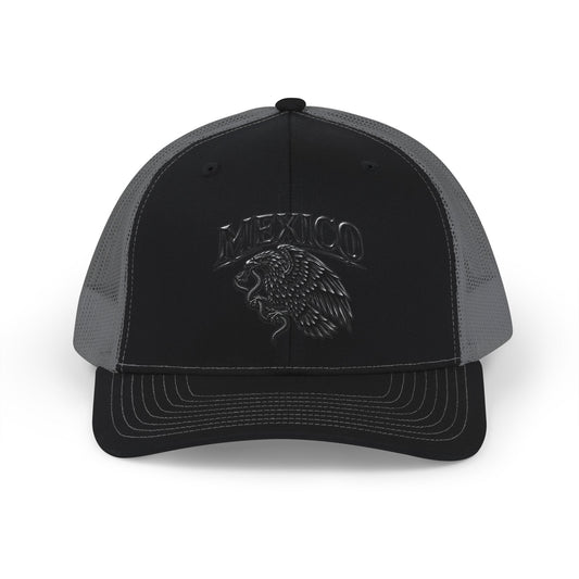 MX Eagle Head Snapback Cap | Vintage Emblem Trucker Hat