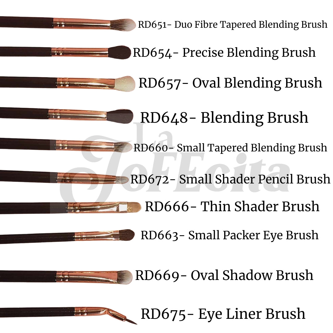 THE ESSENTIALS EYE BRUSHES - 10 PC