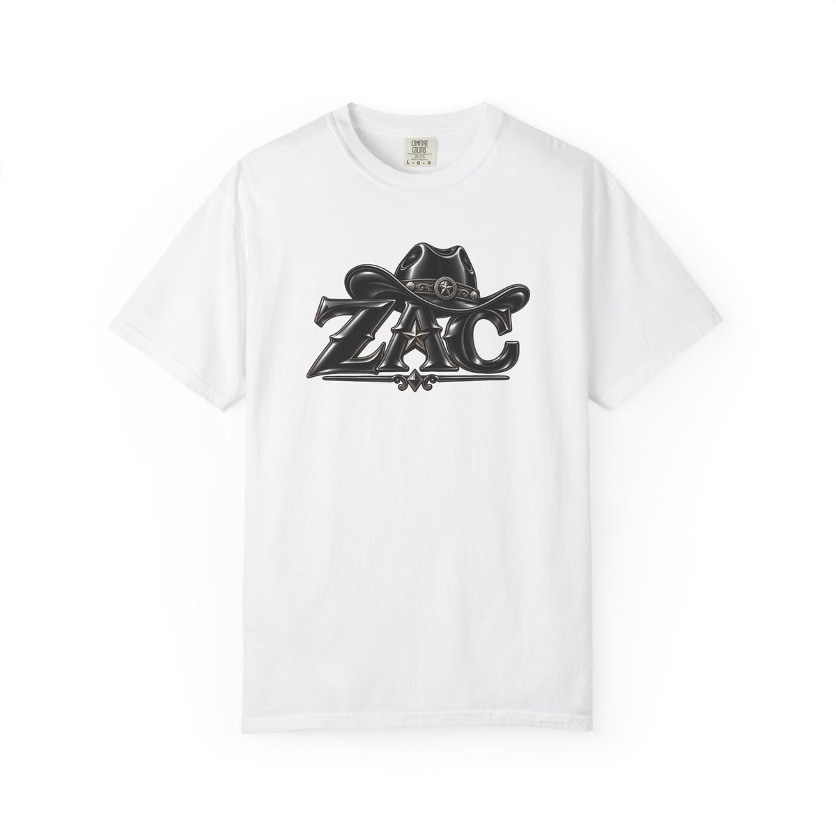 ZAC cowboy logo T-shirt | Western ranch graphic tee