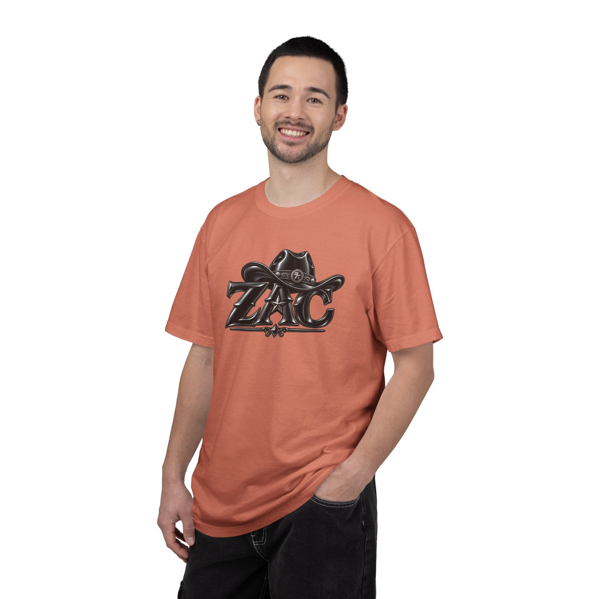 ZAC cowboy logo T-shirt | Western ranch graphic tee