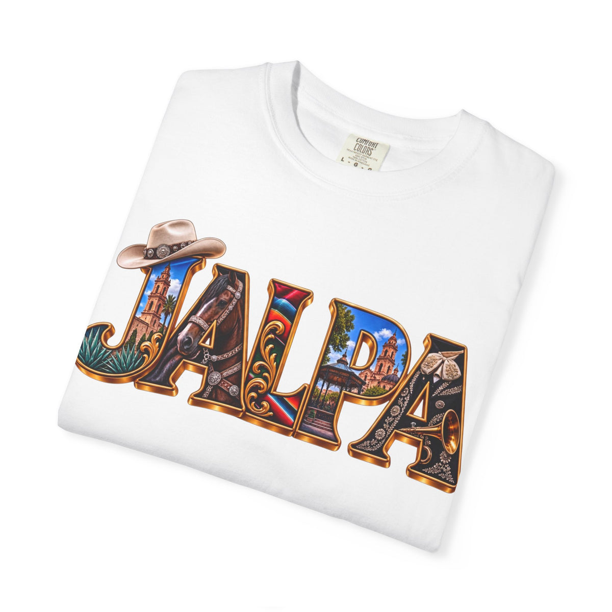 JALPA Graphic T-Shirt — Vintage Southwestern Lettering Tee