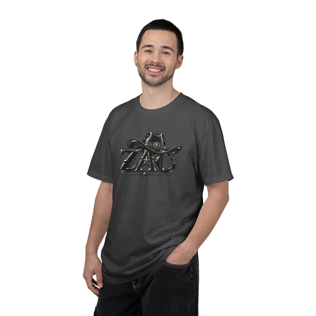 ZAC cowboy logo T-shirt | Western ranch graphic tee