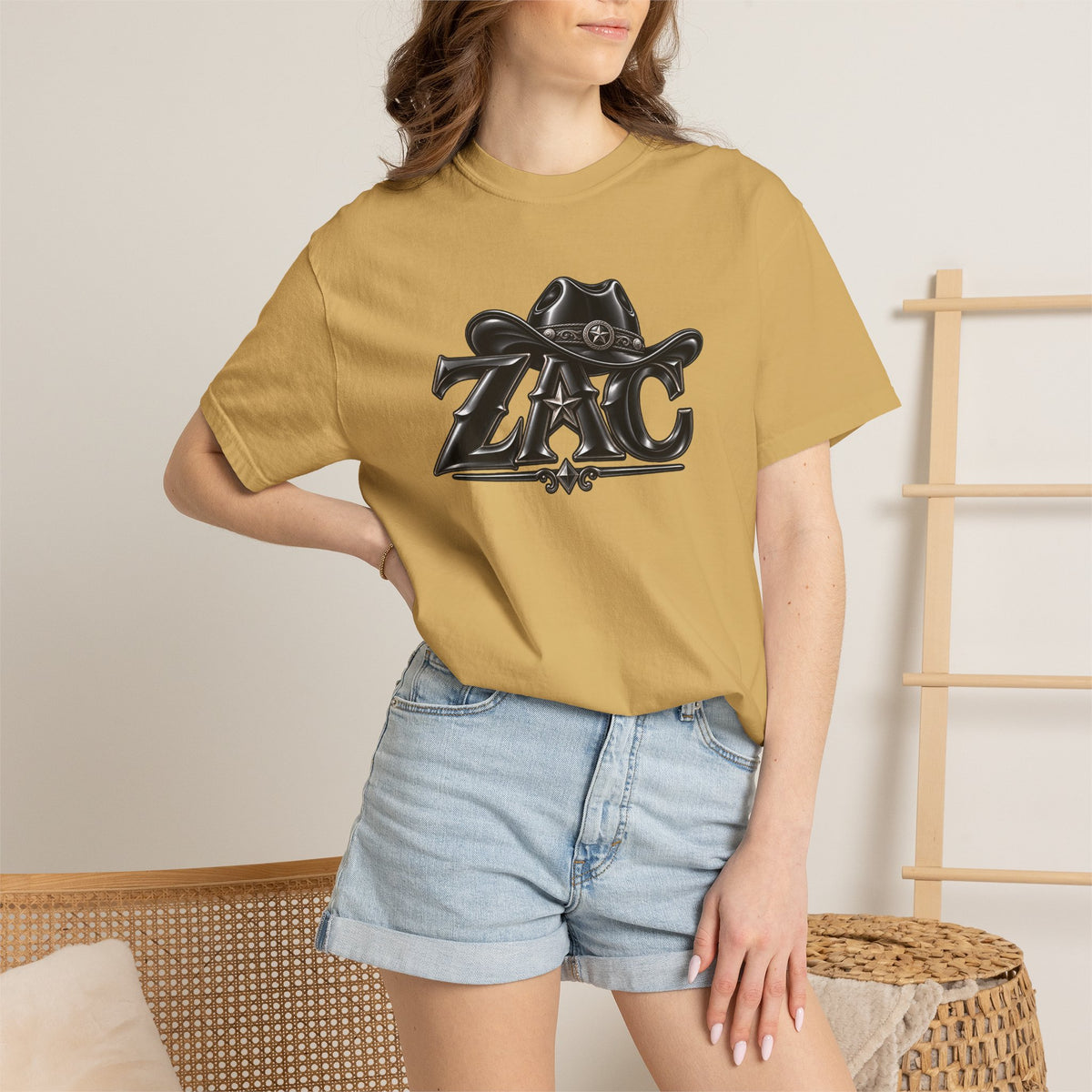 ZAC cowboy logo T-shirt | Western ranch graphic tee