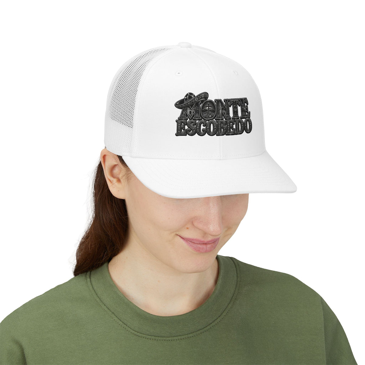 Monte Escobedo Hat | Embroidered Trucker Cap, Mesh Snapback