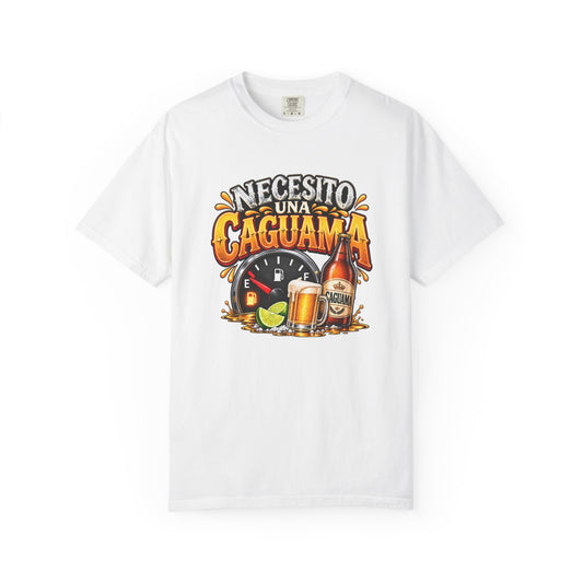 Necesito Una Caguama T-shirt | Beer Bottle, Mug & Lime Design