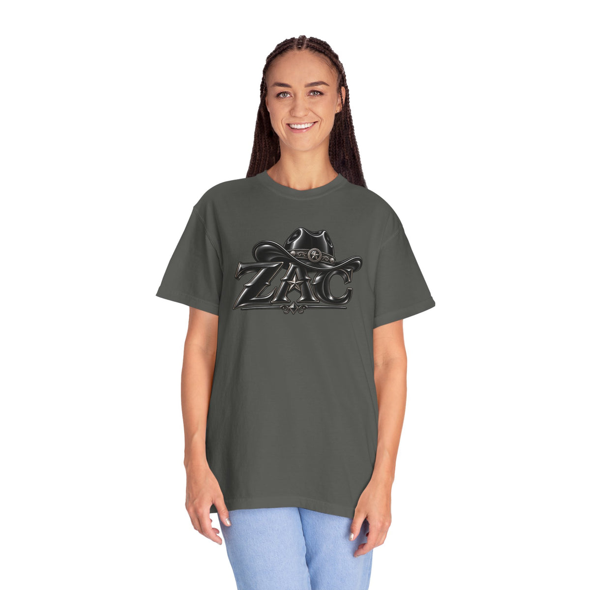 ZAC cowboy logo T-shirt | Western ranch graphic tee