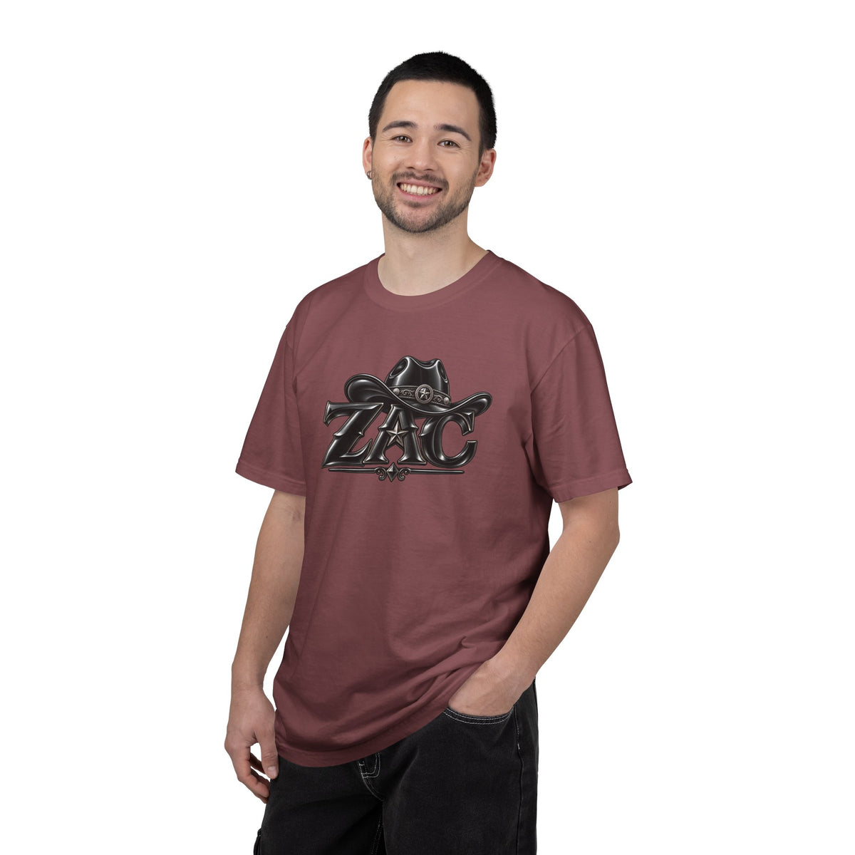 ZAC cowboy logo T-shirt | Western ranch graphic tee