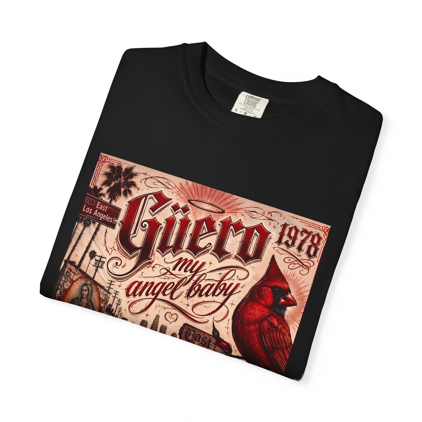 Retro 'Guero My Angel Baby' Graphic T-Shirt