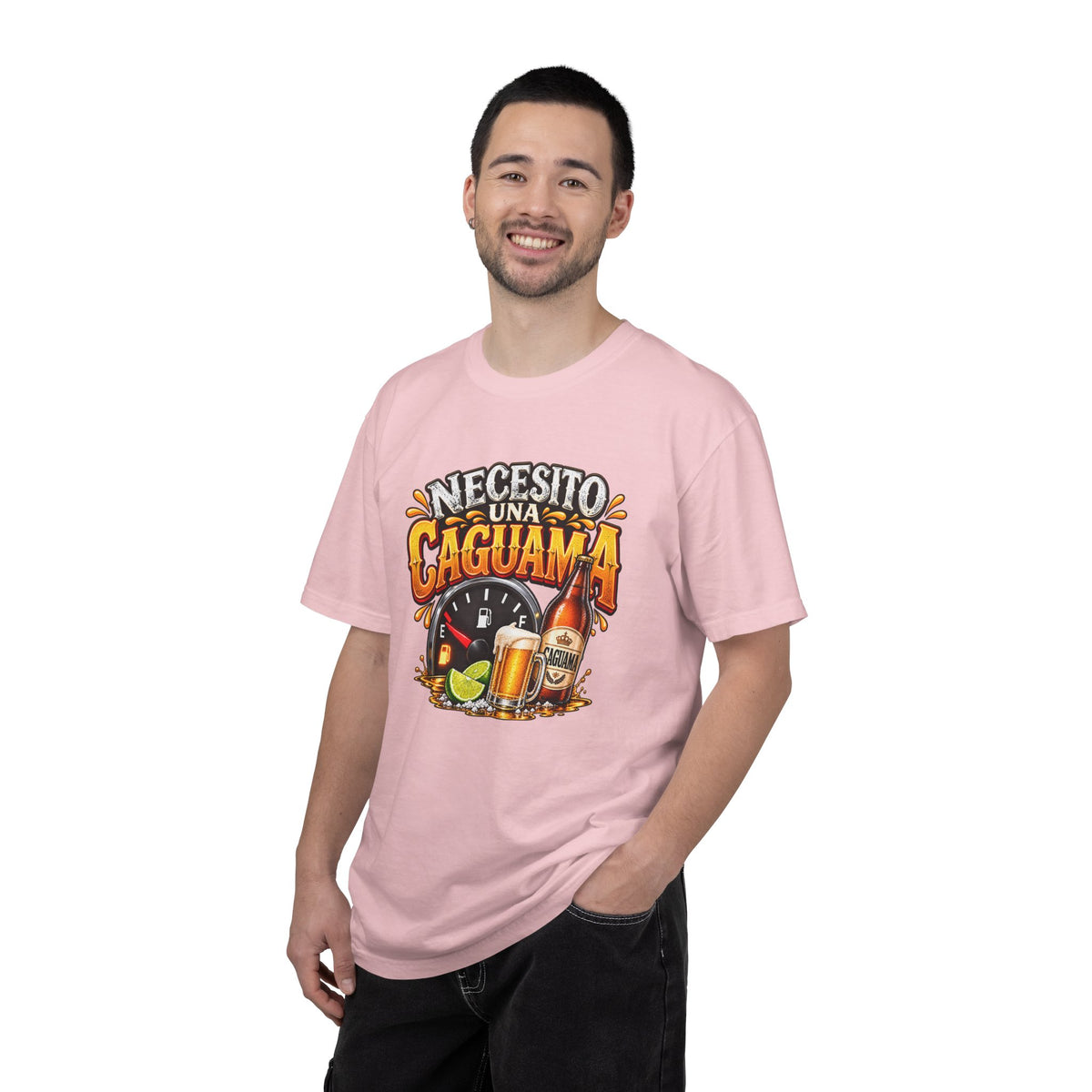 Necesito Una Caguama T-shirt | Beer Bottle, Mug & Lime Design