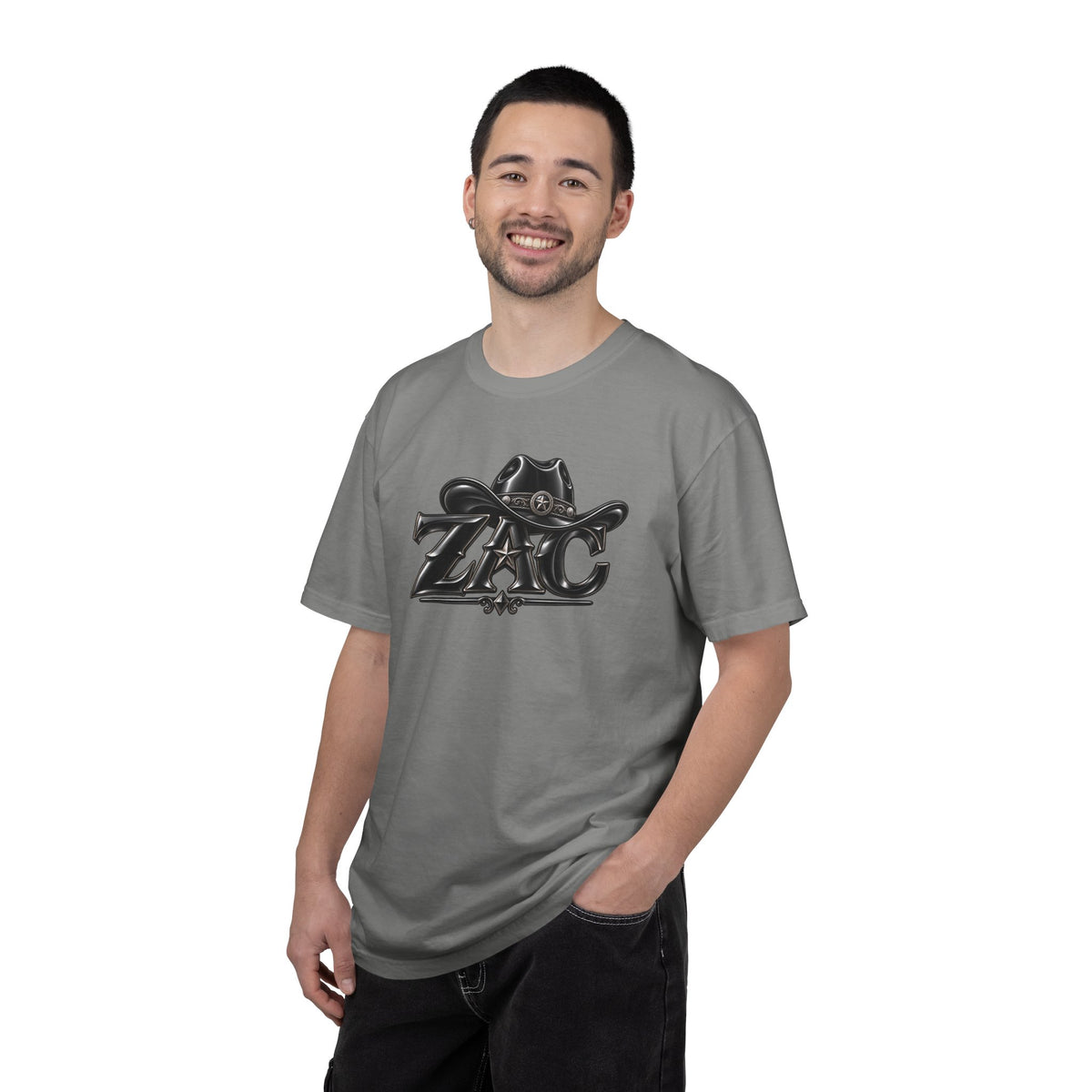 ZAC cowboy logo T-shirt | Western ranch graphic tee