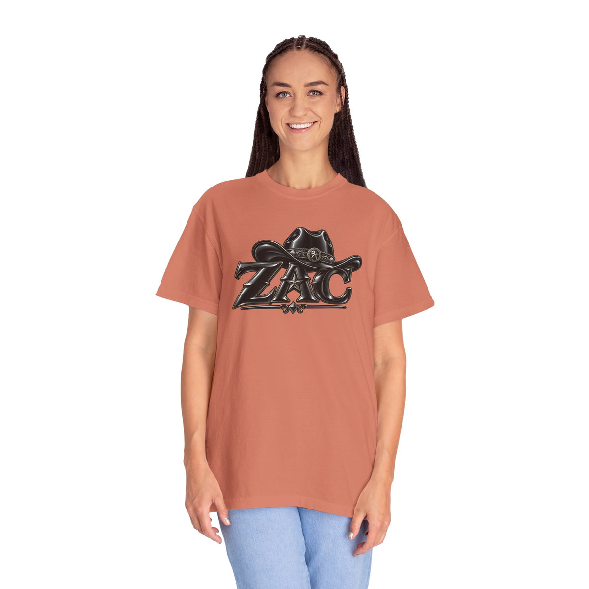 ZAC cowboy logo T-shirt | Western ranch graphic tee