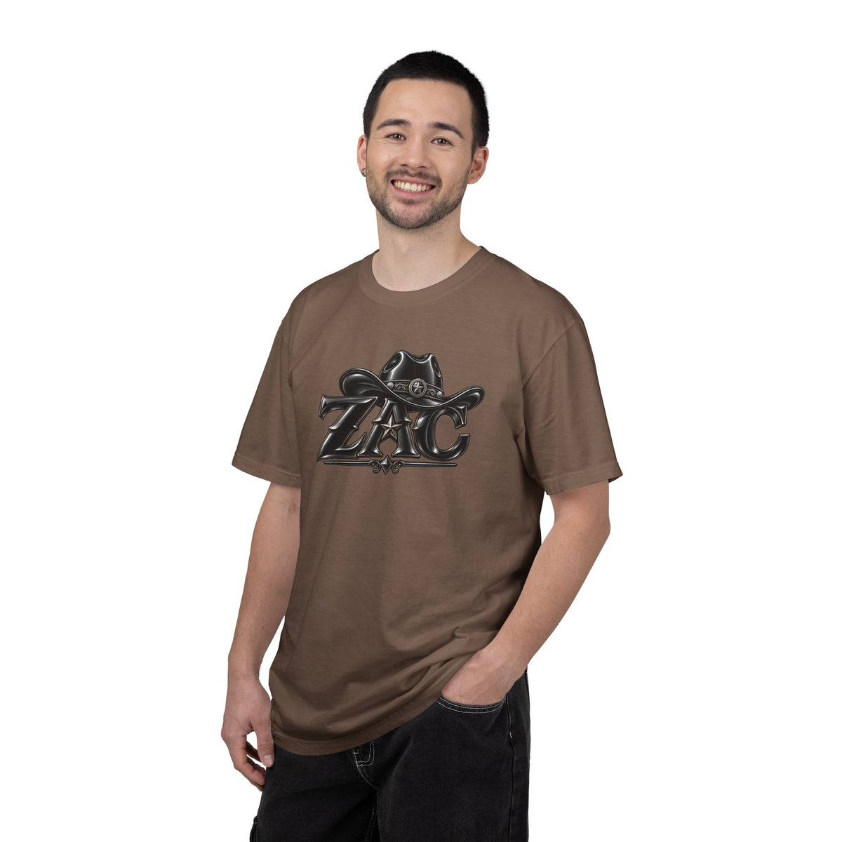 ZAC cowboy logo T-shirt | Western ranch graphic tee