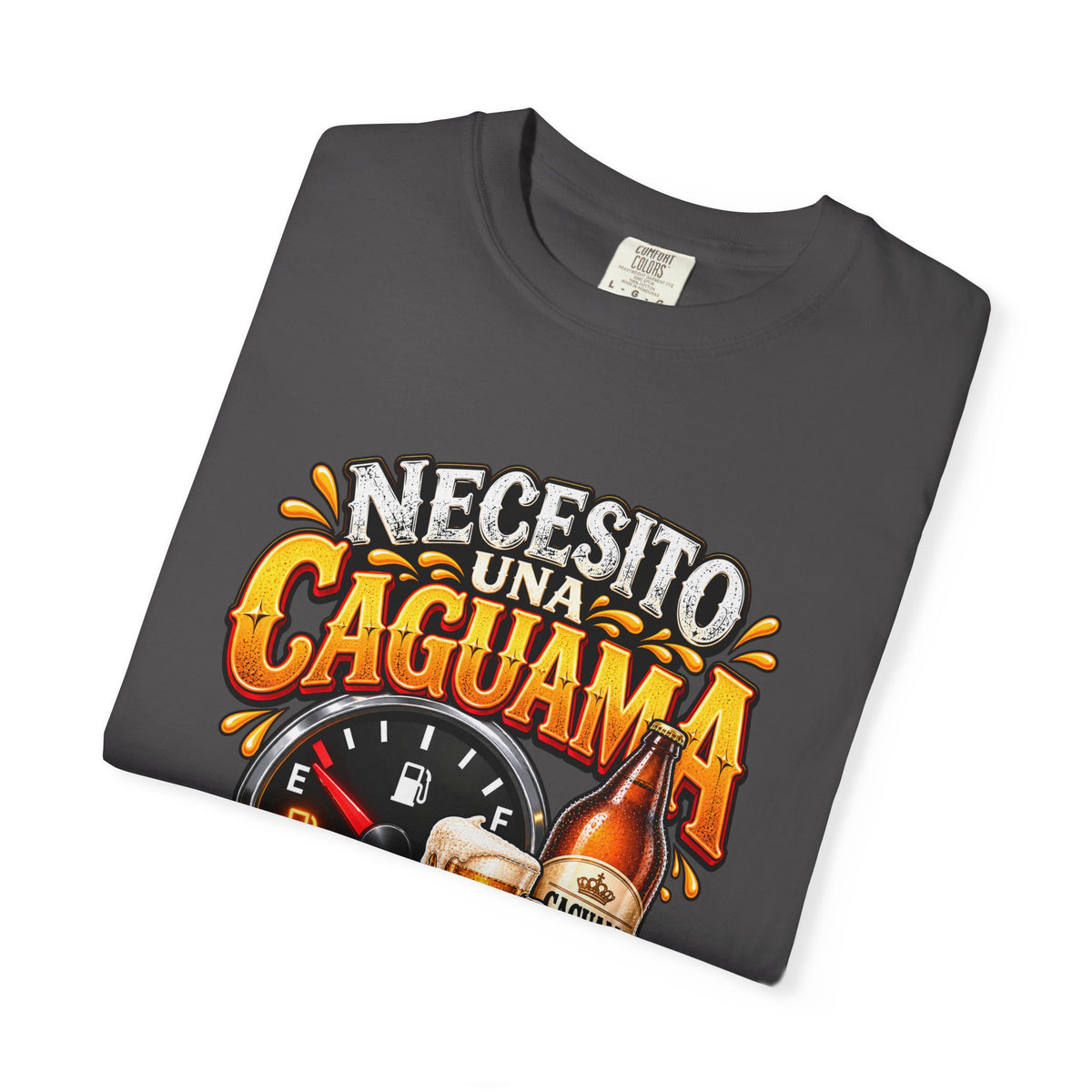 Necesito Una Caguama T-shirt | Beer Bottle, Mug & Lime Design