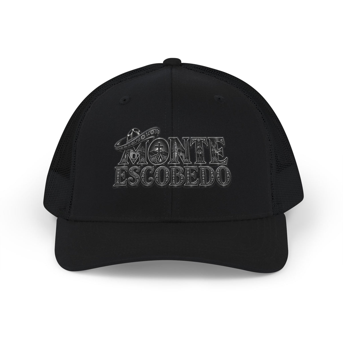 Monte Escobedo Hat | Embroidered Trucker Cap, Mesh Snapback