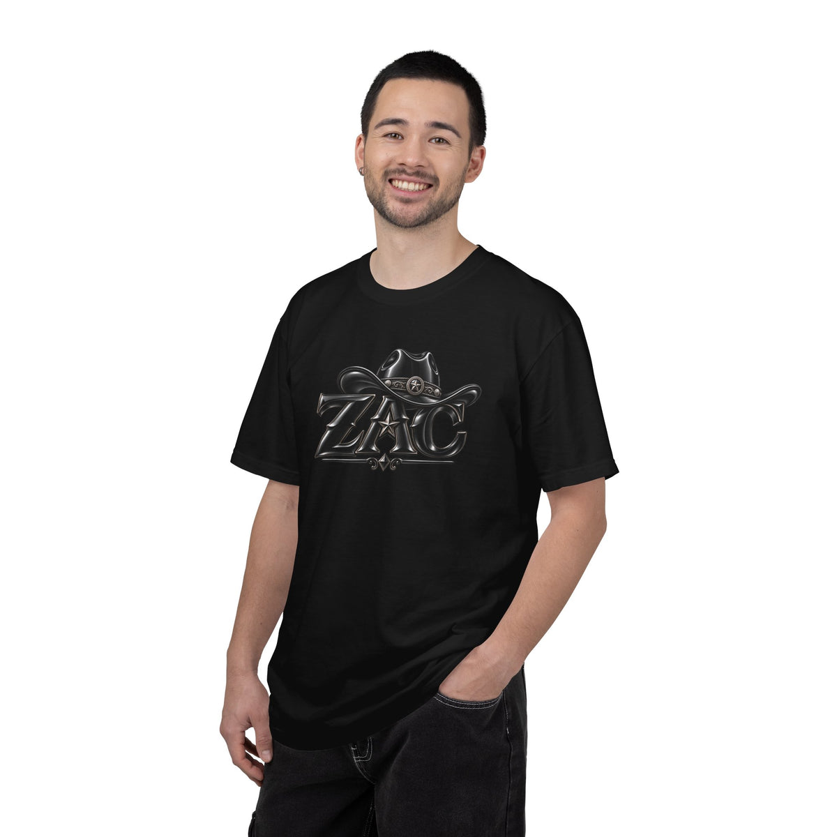 ZAC cowboy logo T-shirt | Western ranch graphic tee
