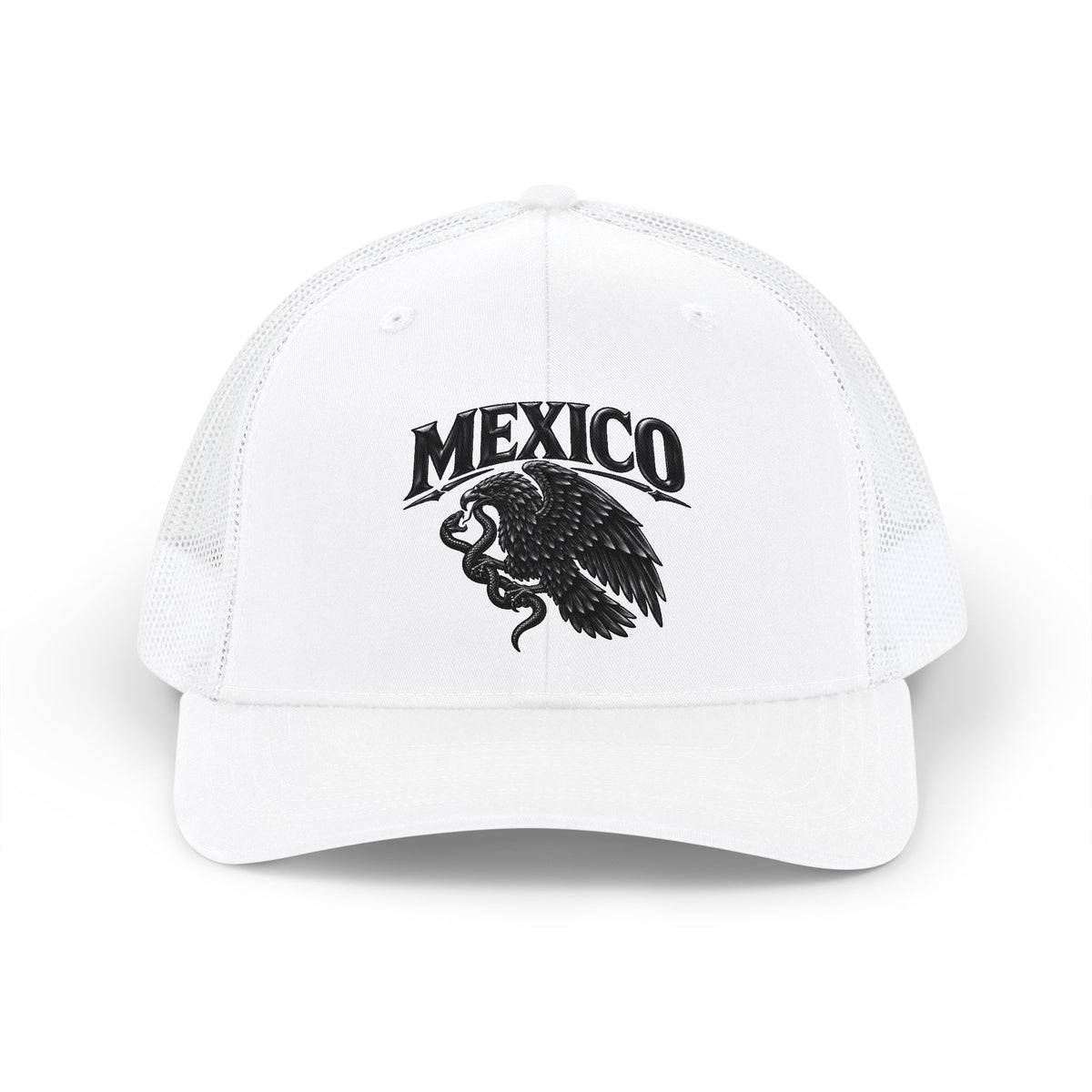MX Eagle Head Snapback Cap | Vintage Emblem Trucker Hat