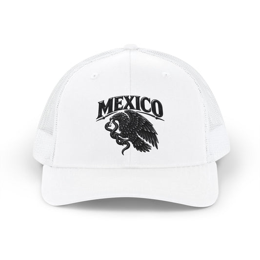 MX Eagle Head Snapback Cap | Vintage Emblem Trucker Hat