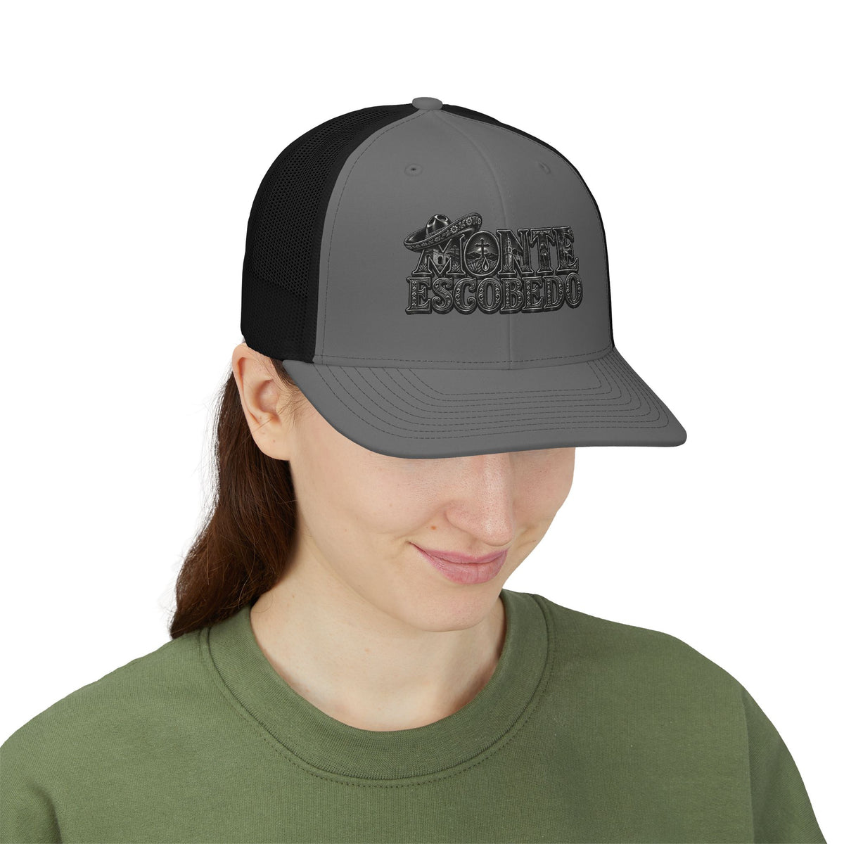 Monte Escobedo Hat | Embroidered Trucker Cap, Mesh Snapback