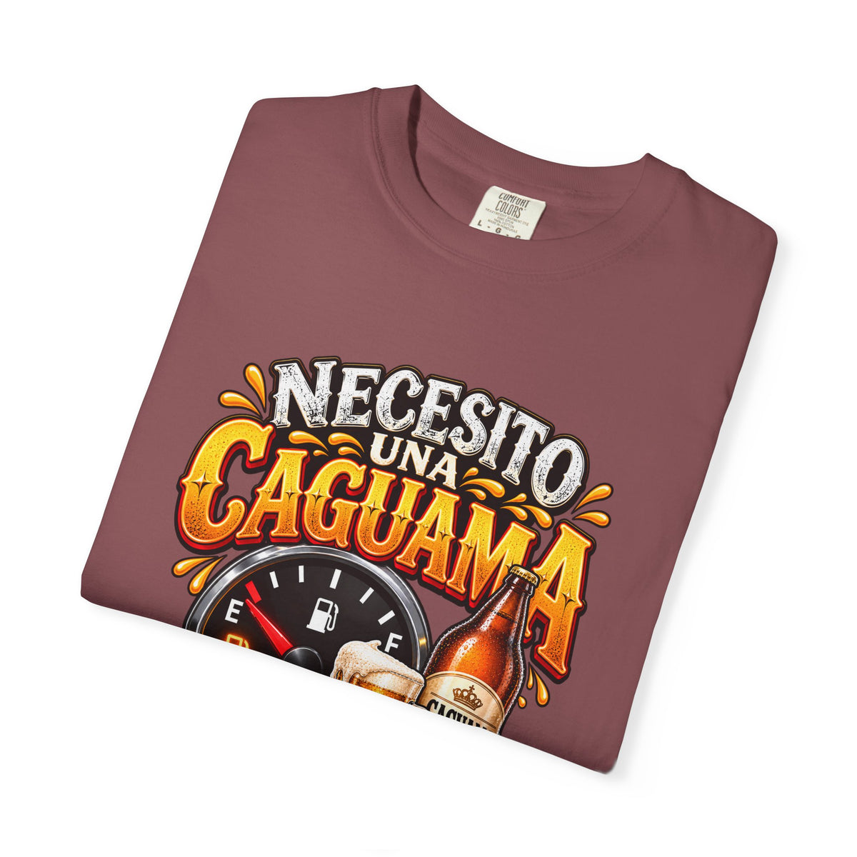 Necesito Una Caguama T-shirt | Beer Bottle, Mug & Lime Design
