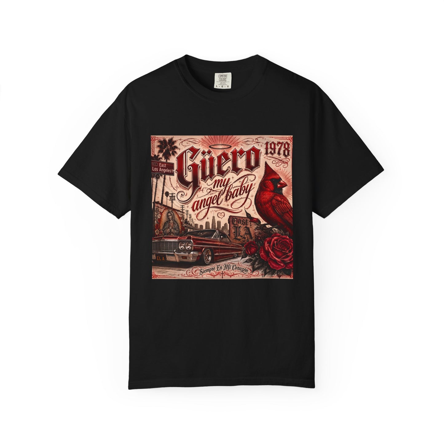 Retro 'Guero My Angel Baby' Graphic T-Shirt