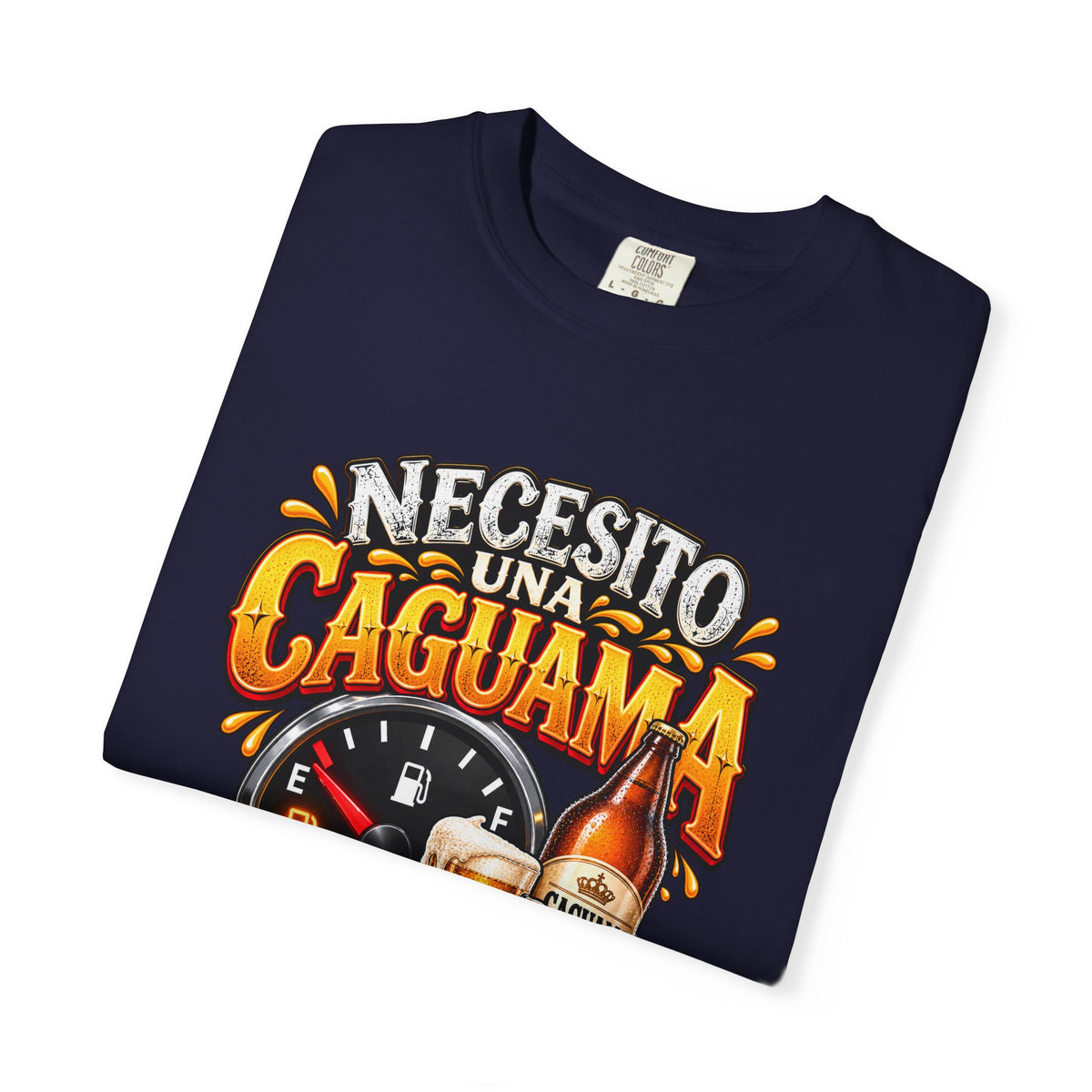 Necesito Una Caguama T-shirt | Beer Bottle, Mug & Lime Design