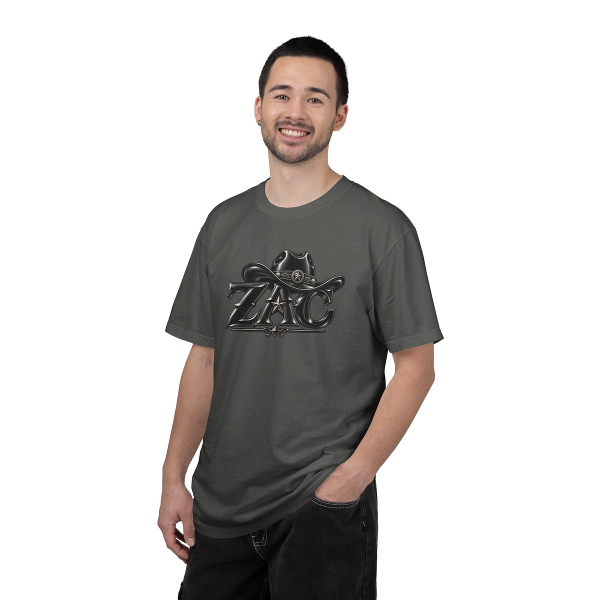 ZAC cowboy logo T-shirt | Western ranch graphic tee