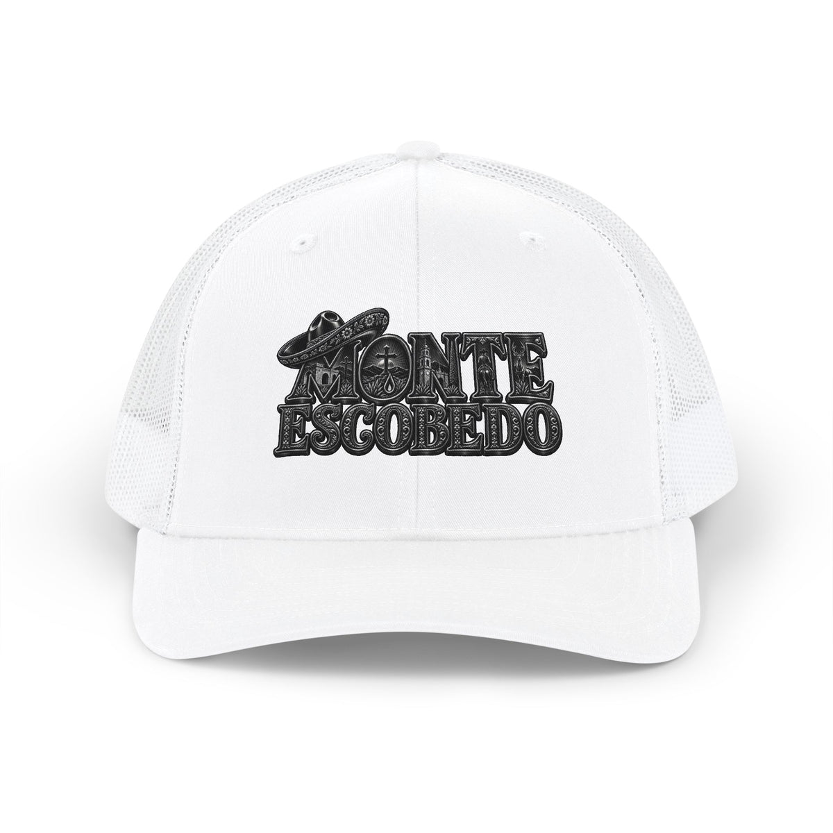 Monte Escobedo Hat | Embroidered Trucker Cap, Mesh Snapback