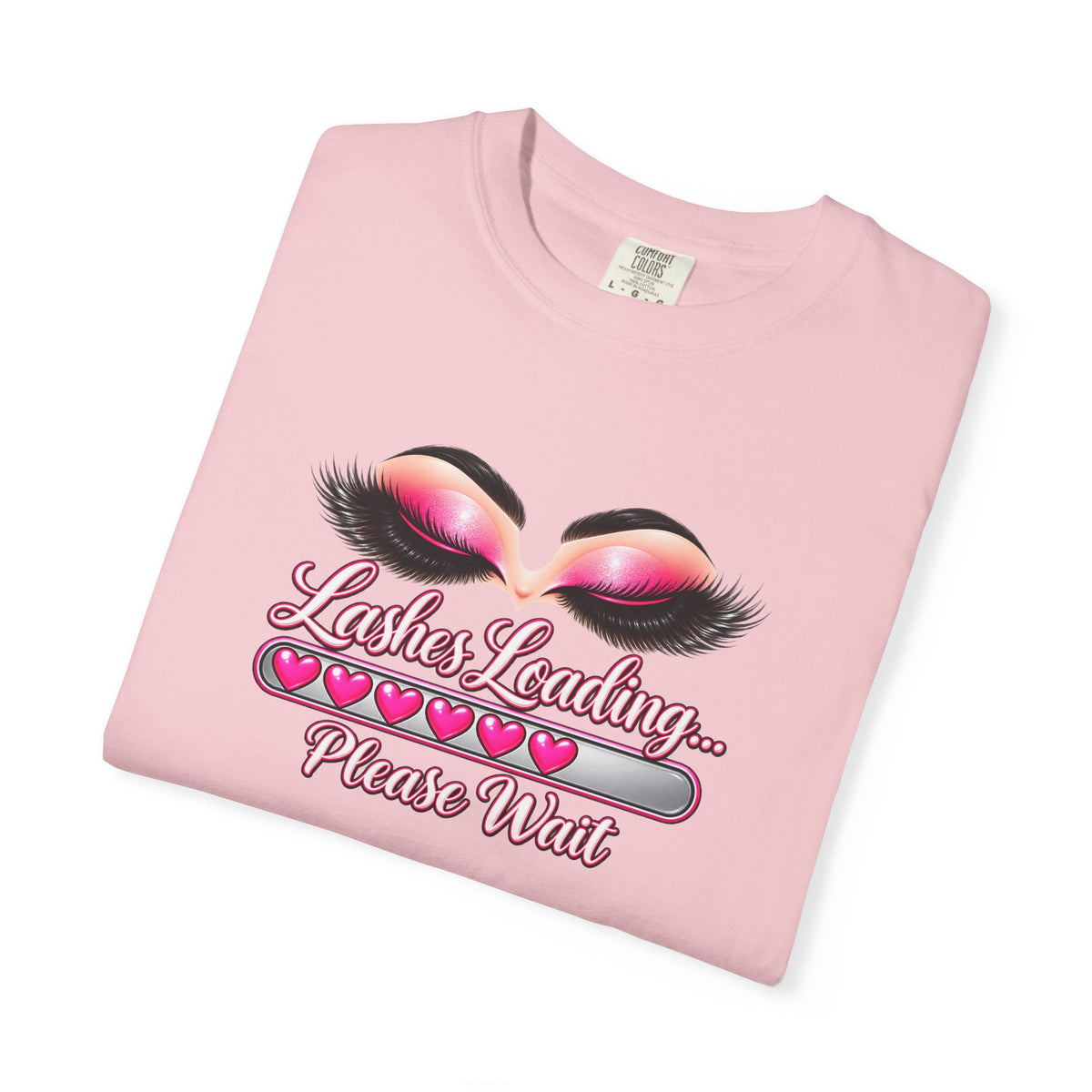 Lashes Loading Please wait Graphic T-Shirt