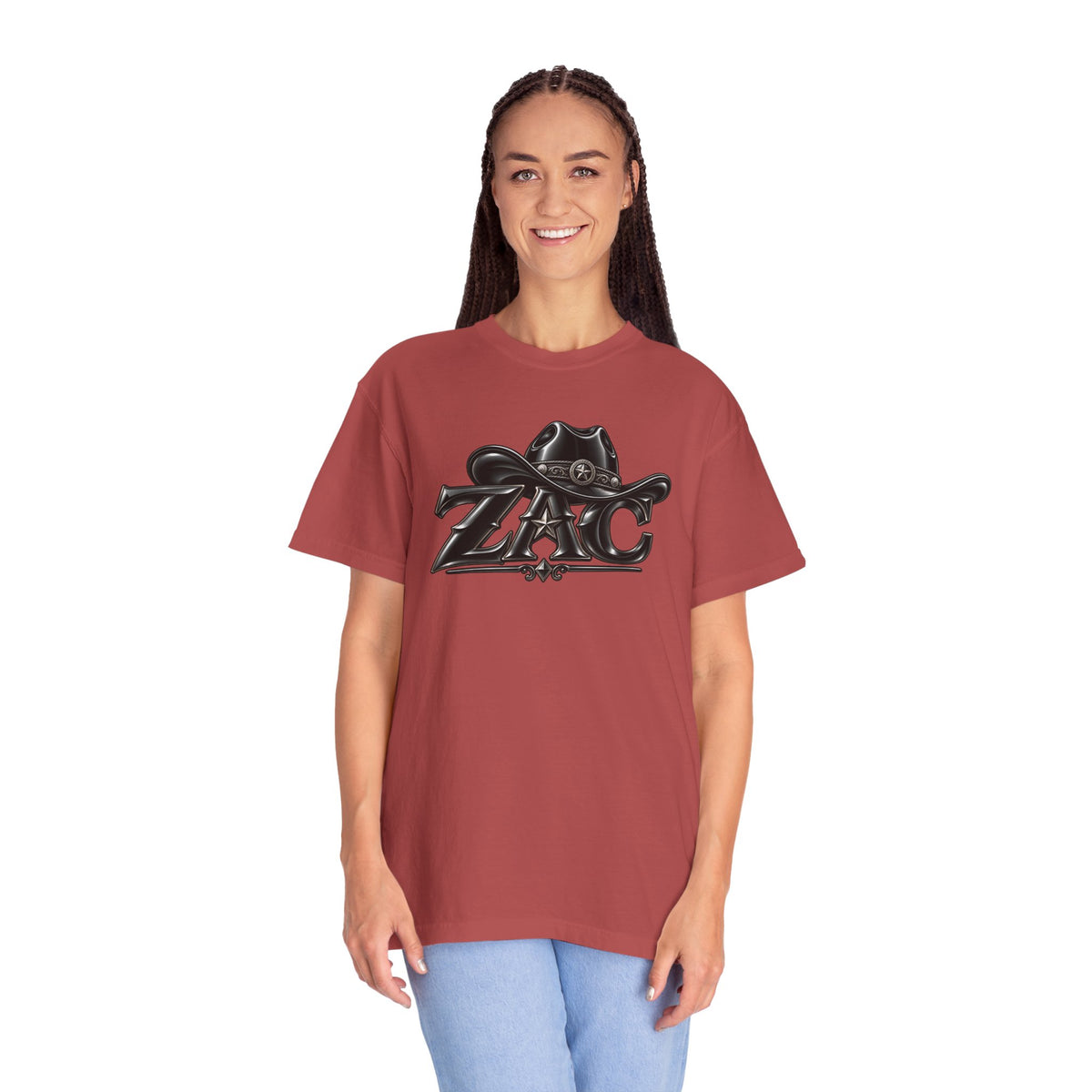 ZAC cowboy logo T-shirt | Western ranch graphic tee