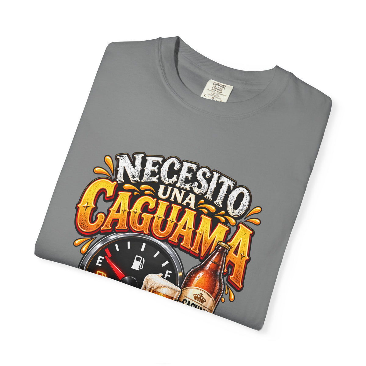Necesito Una Caguama T-shirt | Beer Bottle, Mug & Lime Design