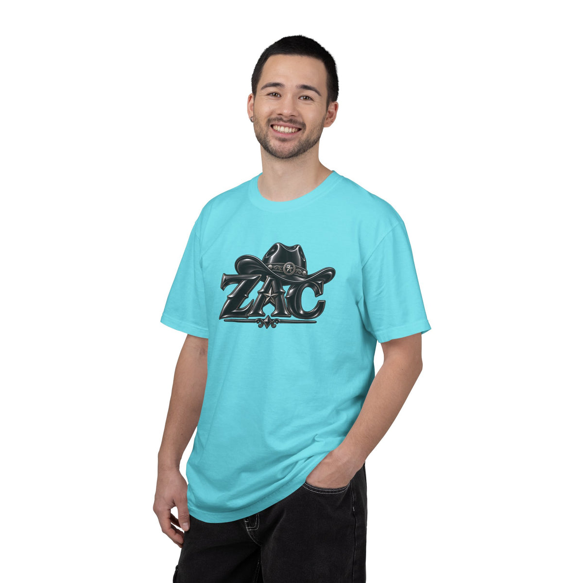 ZAC cowboy logo T-shirt | Western ranch graphic tee