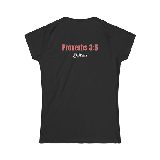 TRUST GOD ANYWAY Softstyle Tee — Classic Crewneck T-Shirt