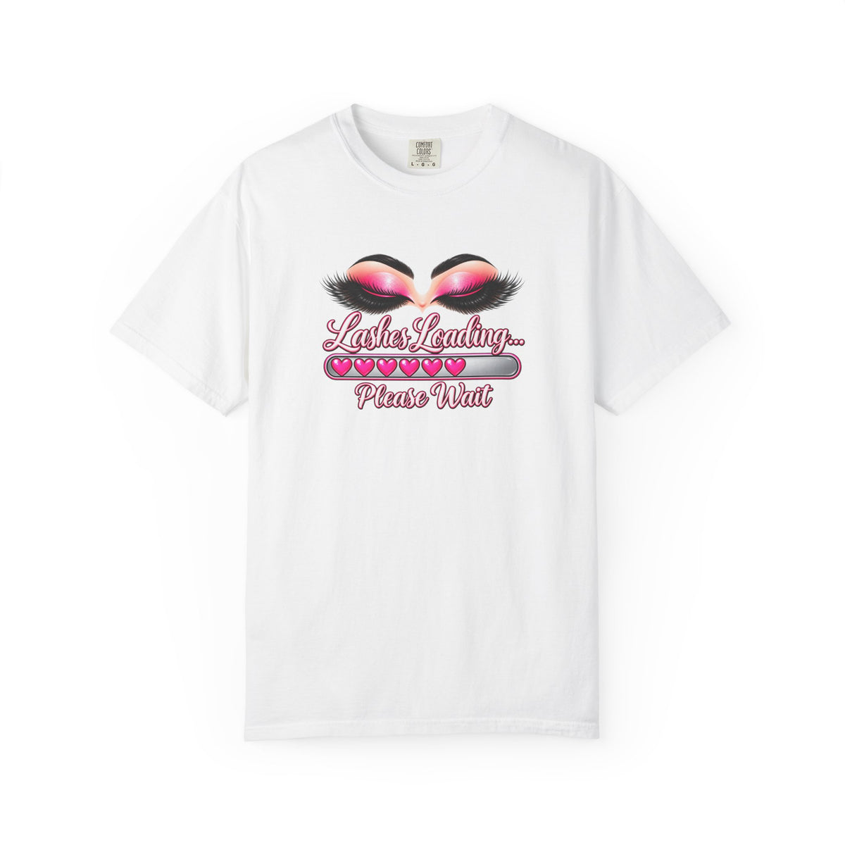 Lashes Loading Please wait Graphic T-Shirt