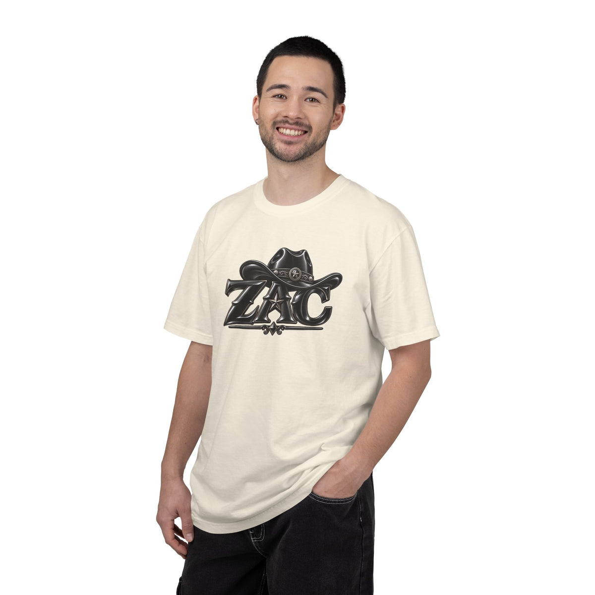 ZAC cowboy logo T-shirt | Western ranch graphic tee