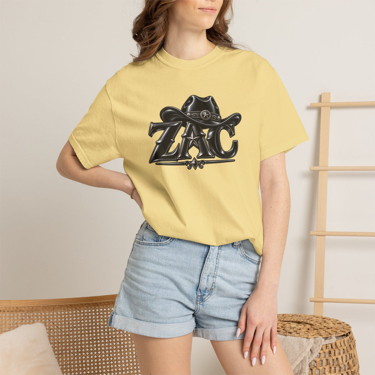 ZAC cowboy logo T-shirt | Western ranch graphic tee