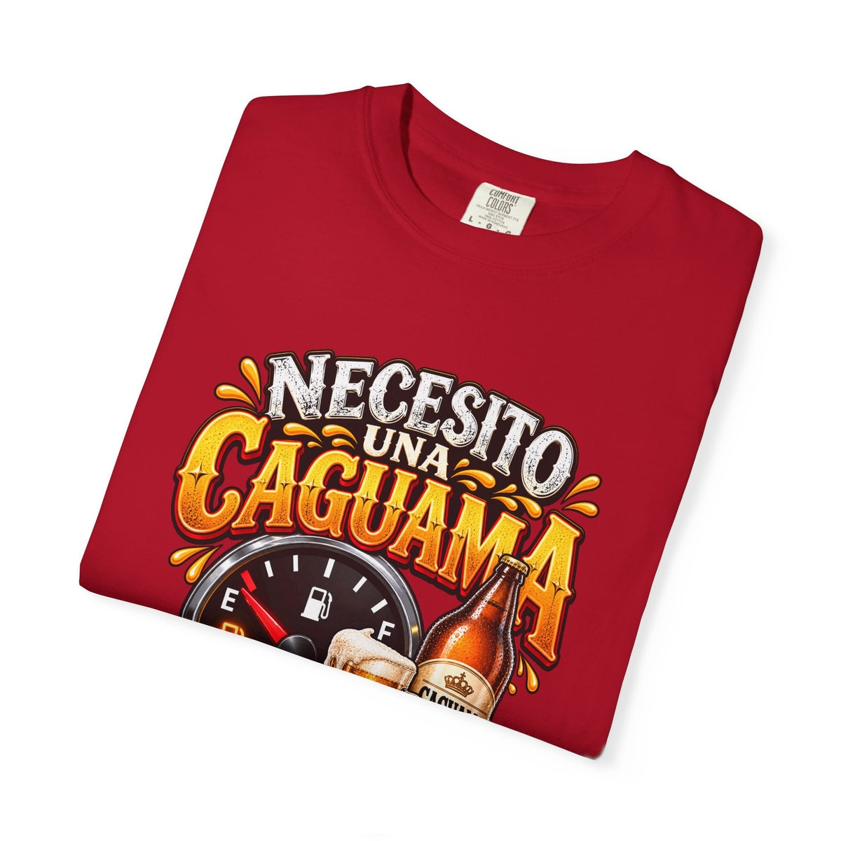 Necesito Una Caguama T-shirt | Beer Bottle, Mug & Lime Design