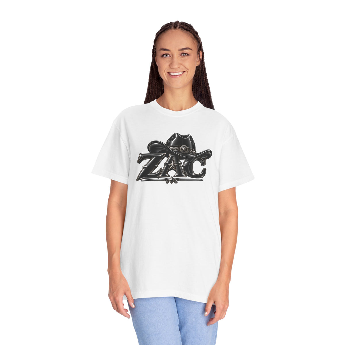 ZAC cowboy logo T-shirt | Western ranch graphic tee