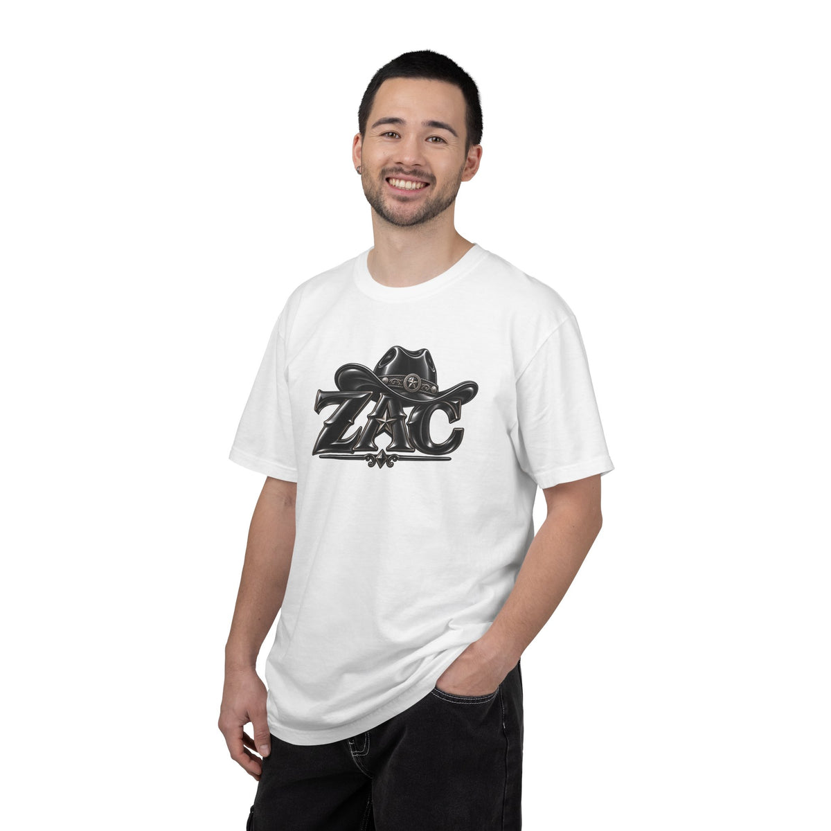 ZAC cowboy logo T-shirt | Western ranch graphic tee