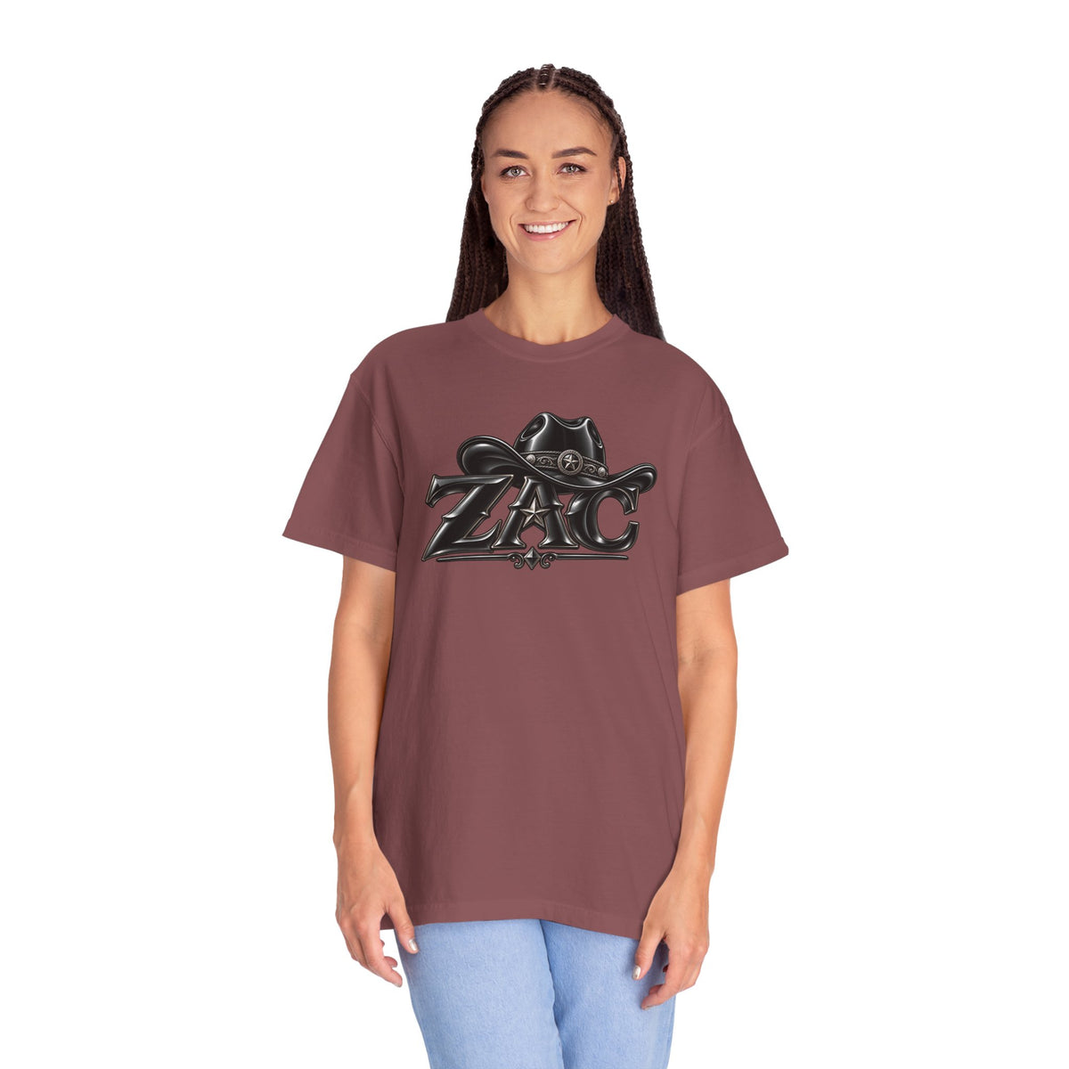 ZAC cowboy logo T-shirt | Western ranch graphic tee