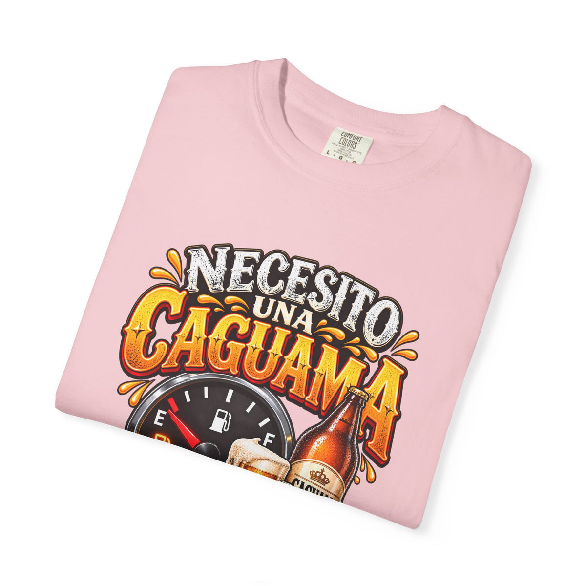 Necesito Una Caguama T-shirt | Beer Bottle, Mug & Lime Design