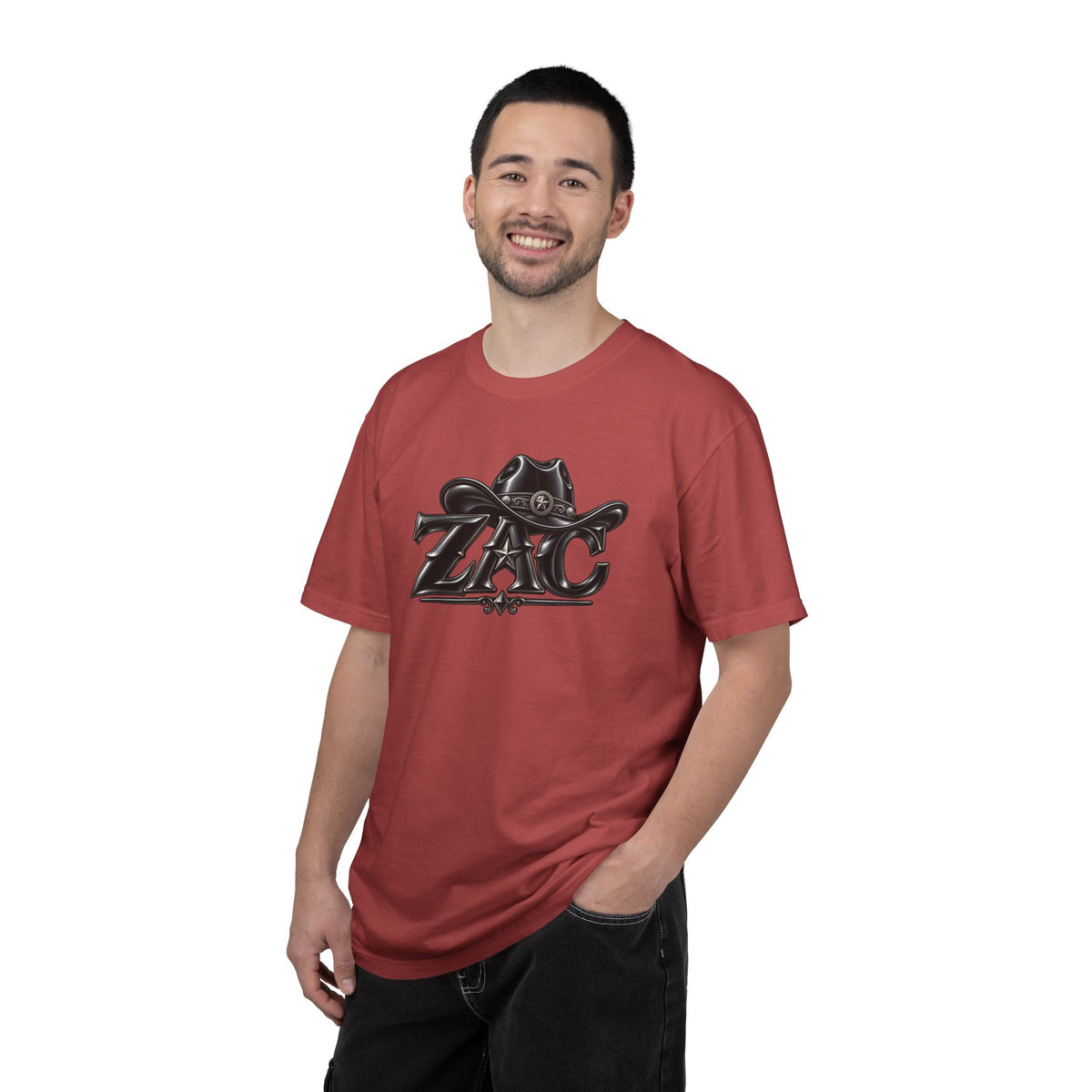 ZAC cowboy logo T-shirt | Western ranch graphic tee